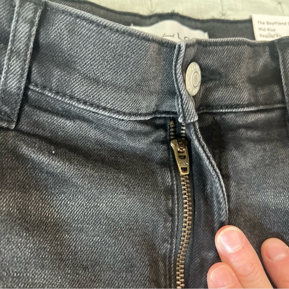 NWT Frayed Boyfriend Shorts in Washed Black Wash size 4 - Picture 5 of 5